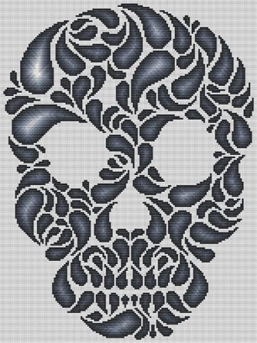 (image for) Skull Flourish Dark to Light
